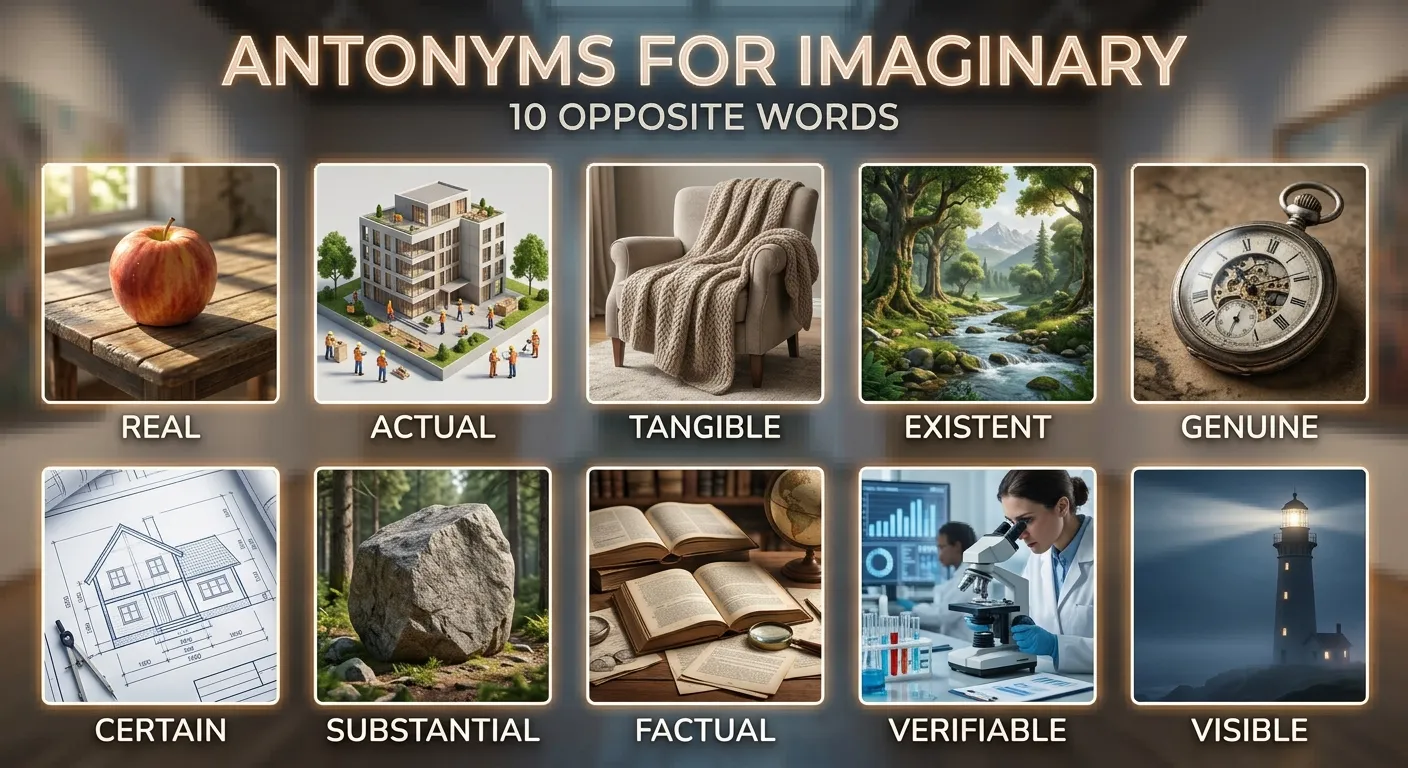 Imaginary fantasy world contrasted with a real-world scene showing the difference between imaginary and real